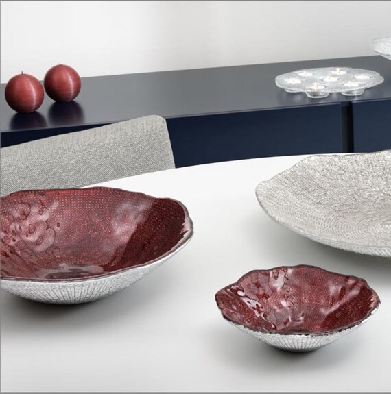 イタリア ivv チャージャー プレート ガラス 5枚セット IVV イタリア製