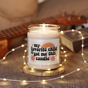 Whimsical Scented Soy Candle, Perfect Gift for Parents, Home Decor, Aromatherapy, Birthday Gift, Mother&#39;s Day, Colorful Decor