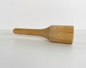 Vintage 10 quot Primitive Wooden Pestle Mallet Mortar Potato Masher Tool Crusher