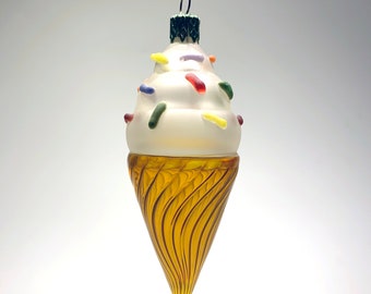 Ice Cream Ornament // Sweet Treat // Holiday Decor // Cute Present
