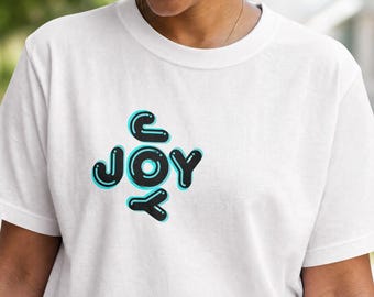 Joy t-shirt, Positivity graphic tee, Choose Joy inspirational shirt, Mental health apparel, Colorful positive quote shirt, Unisex streetwear