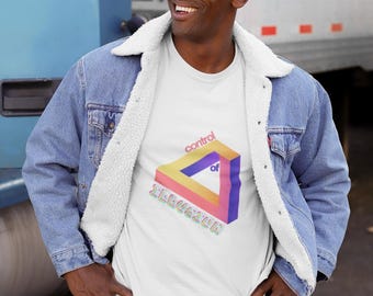 Illusion Of Control t-shirt, Control Of Illusion shirt, Empowering trendy statement tee, Creative unique gift, Graphic minimalist t-shirt