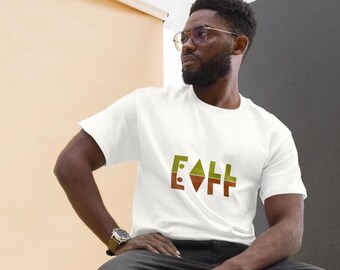 Fall graphic t-shirt, Trendy Fall clothes, Graphic design fall shirt, Creative gift idea, Minimalist Autumn graphic tee, Positive apparel