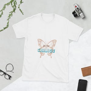 Be The Change unisex t-shirt, trendy meaningful t-shirt Be The Change, stylish unisex shirt, Be The Change  summer tee, comfy summer shirt