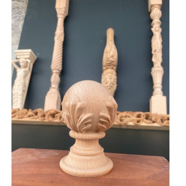 Newel Post Caps Etsy