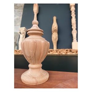 Custom Order Newel Caps For Stair Newel Posts, Wooden Newel Topper, Wooden Staircase Parts, Newel Caps For Handrails BSLK-1004