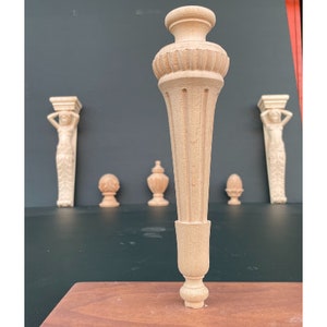 Wooden Legs For Sofas, Wooden Lathe Chair legs, Wooden Oak Furniture, Best Fit Sofas Legs Made From Wooden,  LG-1001