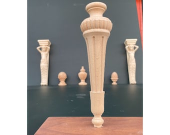 Wooden Legs For Sofas, Wooden Lathe Chair legs, Wooden Oak Furniture, Best Fit Sofas Legs Made From Wooden,  LG-1001
