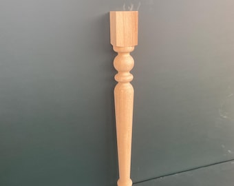 Wooden Table Legs  Turned Table Leg Wooden Furniture Legs Replacement Table Legs Bench Legs Coffee Table- MAYK-1112 - SET OF 4