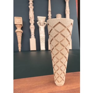 Solid Beech Wood Furniture Legs - Luxurious Accents for a Timeless Look - LG1012