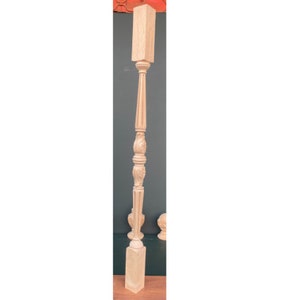 wooden stair spindle,Elegant Staircase Spindles for Classic and Modern Home Decor, Customizable Stair Parts, Unique Design OKRK2003