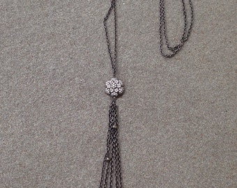 Diamond Rosette Necklace