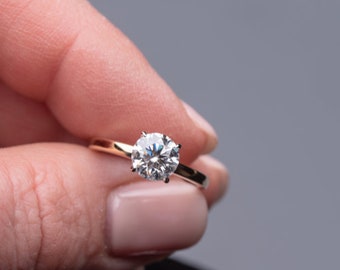 1ct Natural Diamond Solitaire Ring | GIA/IGI Certified Sparkler | Exceptional Quality Engagement Ring in Yellow/White Gold or Platinum