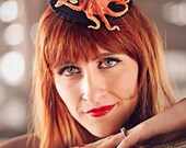 Octopus, Octopus hat, Ocean hat, Octopus headpiece, Kraken,cephalopods, Ocean Bride, Starfish hat