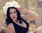 Rose Crown, flower crown, Storm trooper, White rose crown, Floral crown, Geek, Comic, Comic con, Cosplay