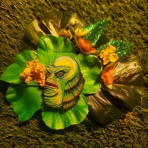 Creature flower, Creature clip, pinup, horror movie, monster clip, tiki oasis