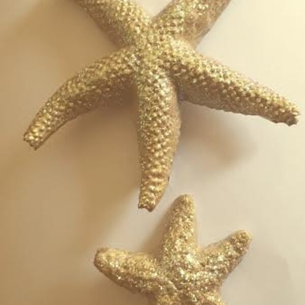 Starfish, Gold starfish, Mermaid, Mermaid clip, Little Mermaid, Faux starfish, Sea creature, MsFormaldehyde, Ready to ship