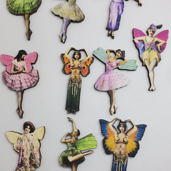 Fairy, Fairy pins, Fairy jewelry, bellydancer, Bellydancer pin, Fairy sweater clips, Fairy world, Ren fair, Bellydancing jewelry