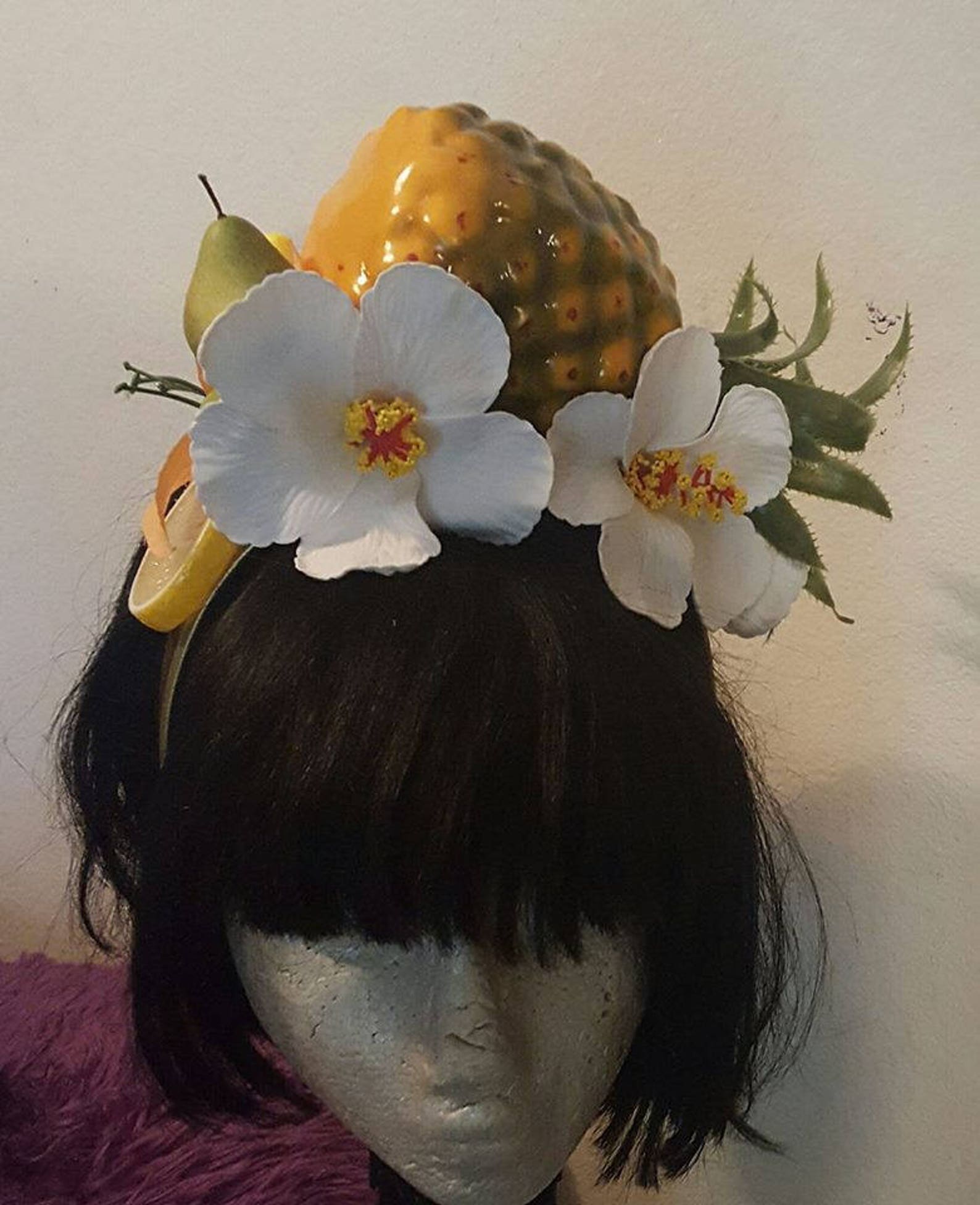 Pineapple Headband, Pineapple, Fruit Headband, Carmen Miranda, Faux
