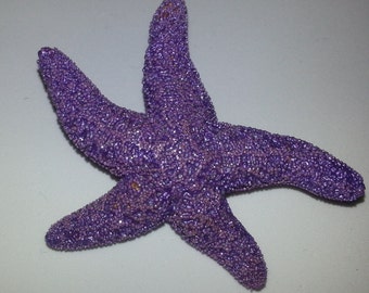 Starfish, ocean, Purple, Purple starfish, tropical wedding, bridal, starfish barrette, starfish hair clip, fish, ocean clip,beach, mermaid