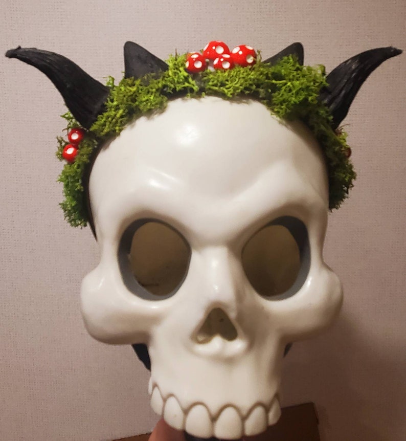 Fairy headband, fairy horns, cosplay, Mushroom crown, witch crown, horns, oddities image 1