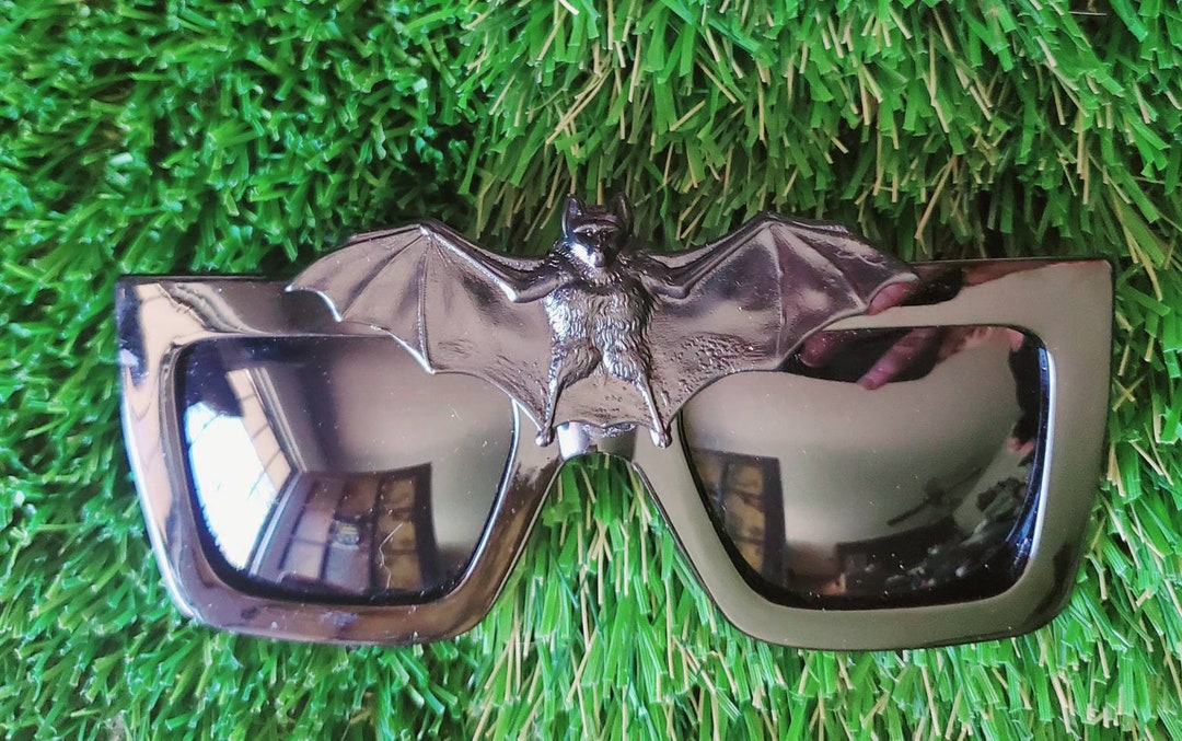 Bat Sunglasses Bat Bat Glasses Bats Gothic Sunglasses Etsy