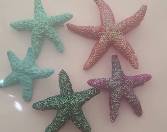 Starfish, Starfish clip, Starfish hair clip, Star, Mermaid, Mermaid clip, Mermaid barrette, Julie's Stars