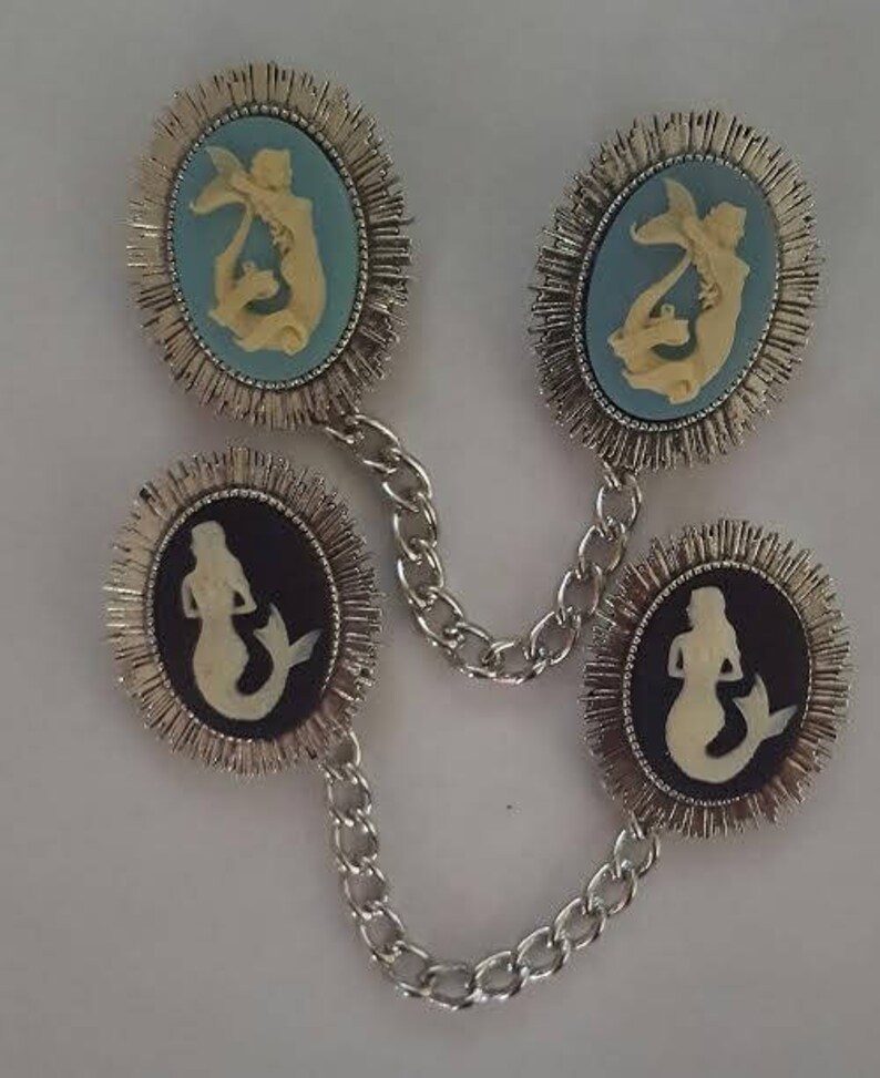 Mermaid Mermaid Clips Sweater Clips Mermaid Collar Clips - Etsy