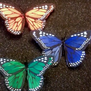 Butterfly,Mariposa, Butterfly clip, butterfly barrette, hair, hair clip, hair barrette, Mariposa clip,ready to ship image 2