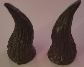 Demon horns, Horns, Supplies, Resin horns, Supply horns, Black horns, Small horns, Cosplay, Cosplay horns, handmade