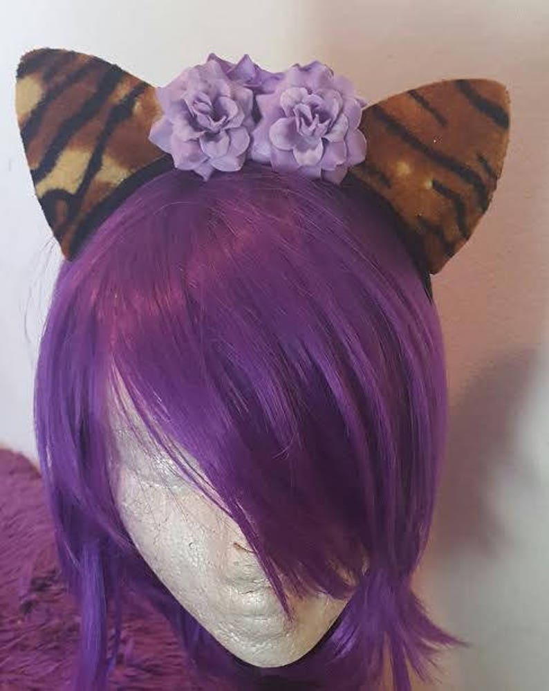 Snapchat Filter Cat Ears Cat Headband Flower Crown Kitty Etsy