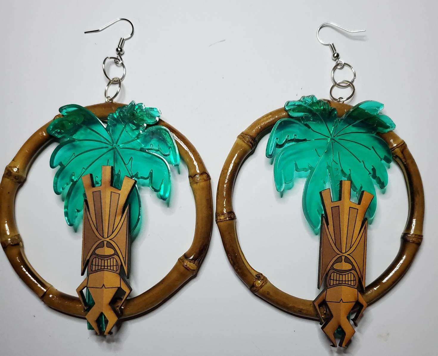 Tiki tiki earrings tiki oasis tiki jewelry tiki wedding Etsy