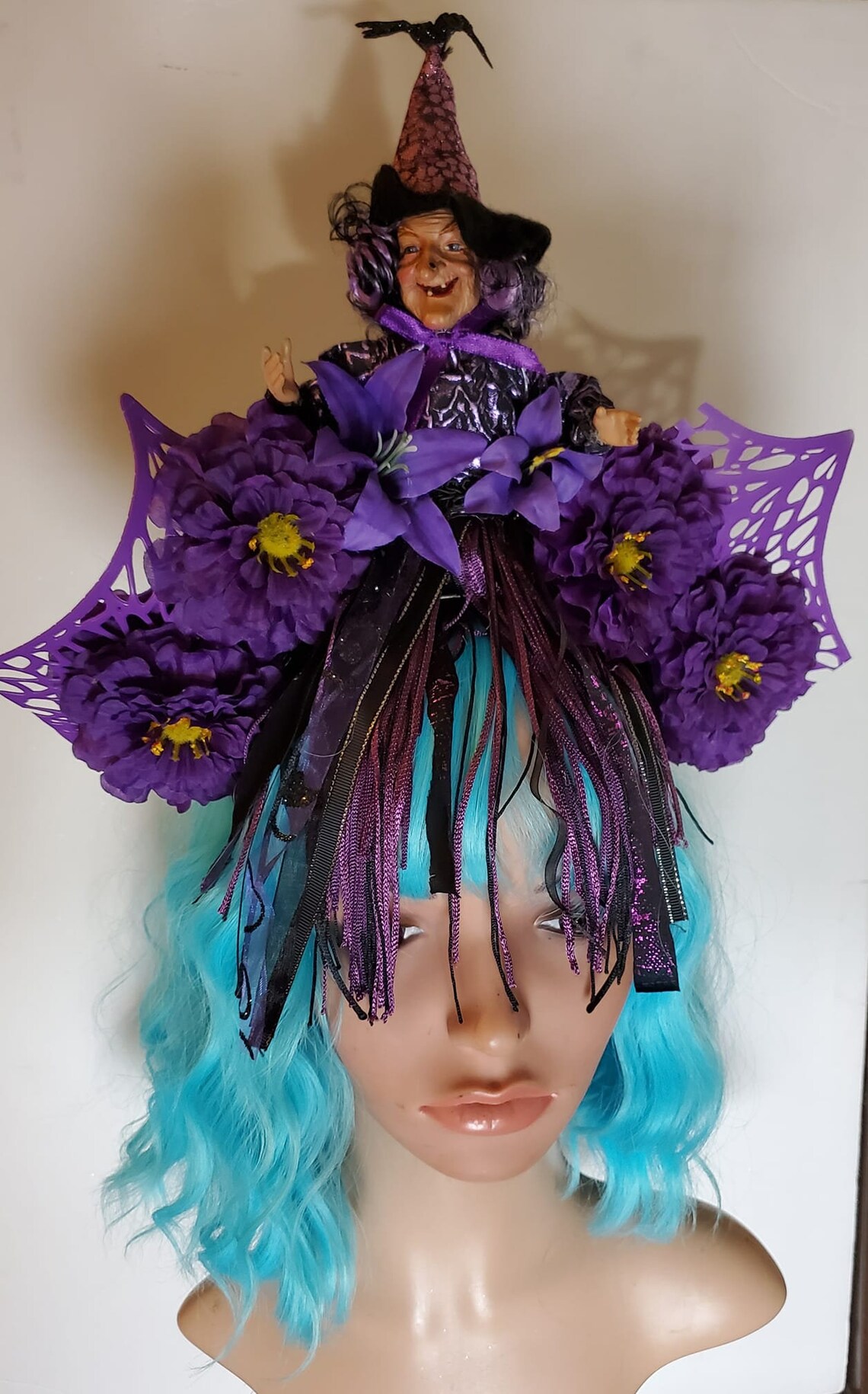 Witch Witch headband Witch flower crown Flower crown Etsy