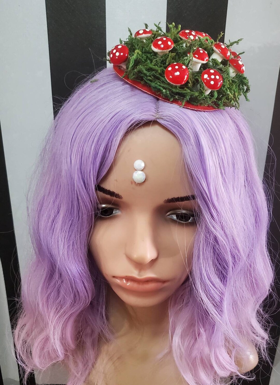 Mushroom Hat Mushroom Mushroom Fascinator Fairy Hat Etsy