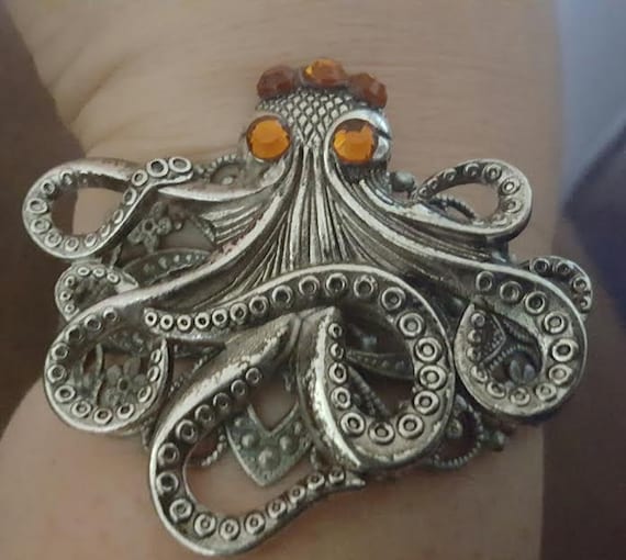 Octopus cuff bracelet deals