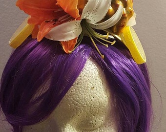 Pineapple, Cocktail, Pineapple headband, Fruit, Fruit headband, Carmen Miranda, Pineapple clip, Pineapple hat, Tiki, Tropical fruit