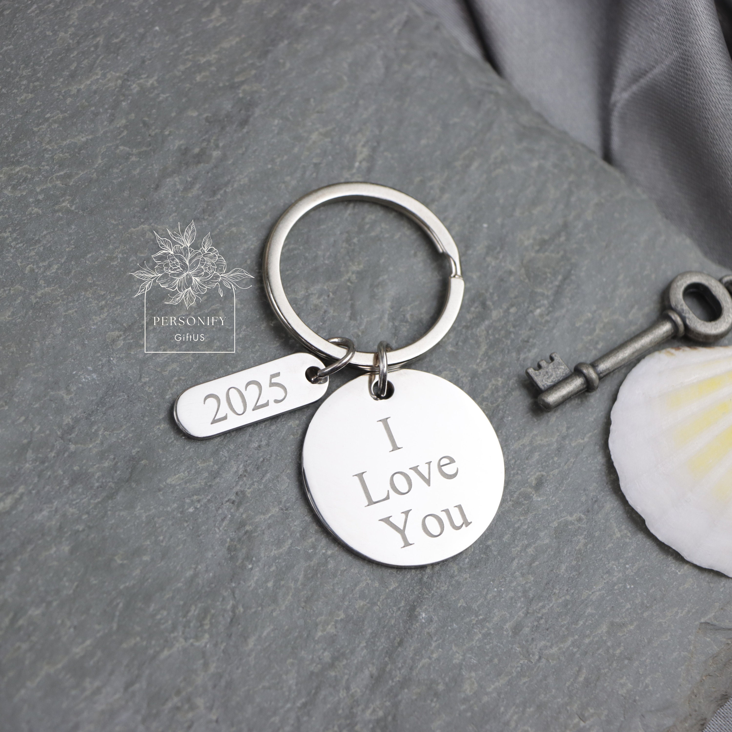 Words on Keyring - Etsy