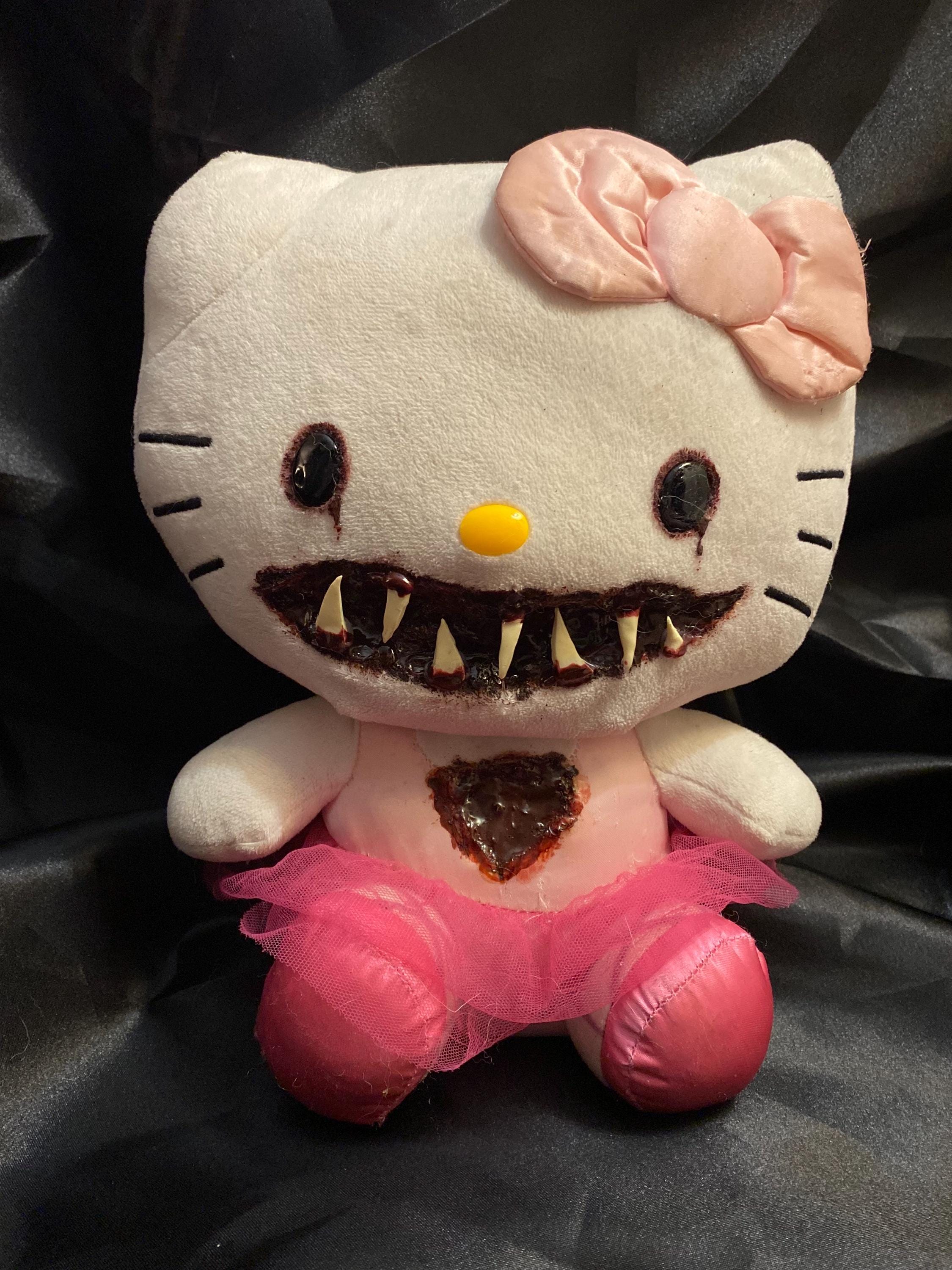 CREEPY CUTE Horror Hello Kitty Plush - Etsy