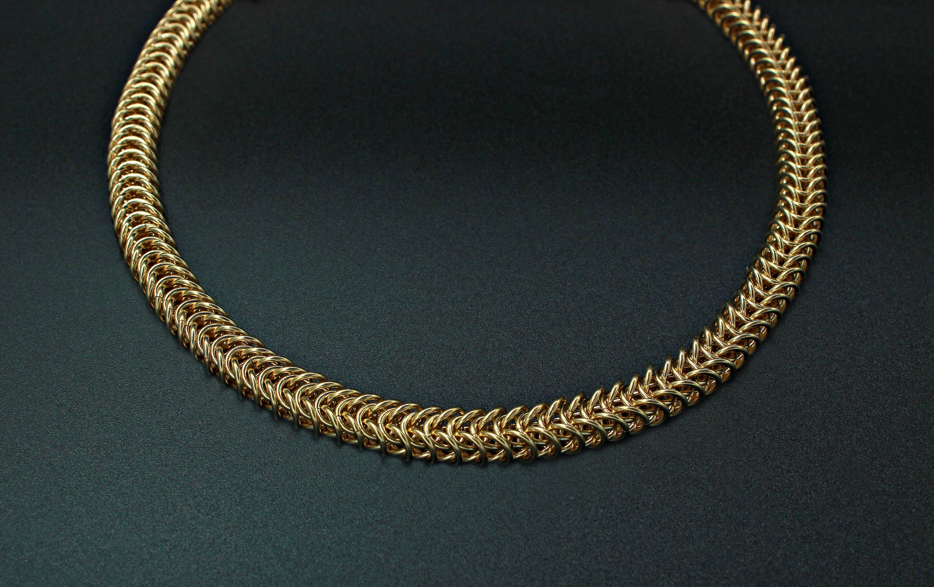 Queens Gold Chain Link Necklace, Gold Necklace for Woman, Gold Chain ...