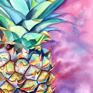 Pineapple art print, Pineapples, Hawaiian Pineapple Art, Pineapple artwork, Pineapple decor, Pineapple design, Hawaii art, oahu, maui