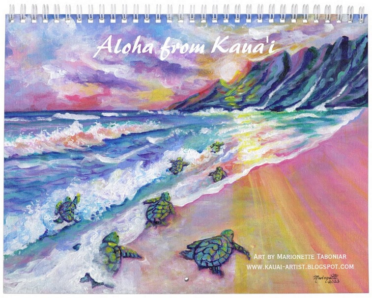水彩 ALOHA SHIRT (BLUE WATER でかい COLOR)