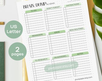 Imprima o livro sobre TDAH: Organizador de Pensamentos Conscientes (Download em PDF)