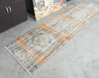 2x10 Rug,Turkish Runner,Vintage Runner 2x10,Wool Runner,Oushak Runner,Hallway Rug,Handmade Rug Runner,Anatolian Rug,2x10 Oushak Rug,289