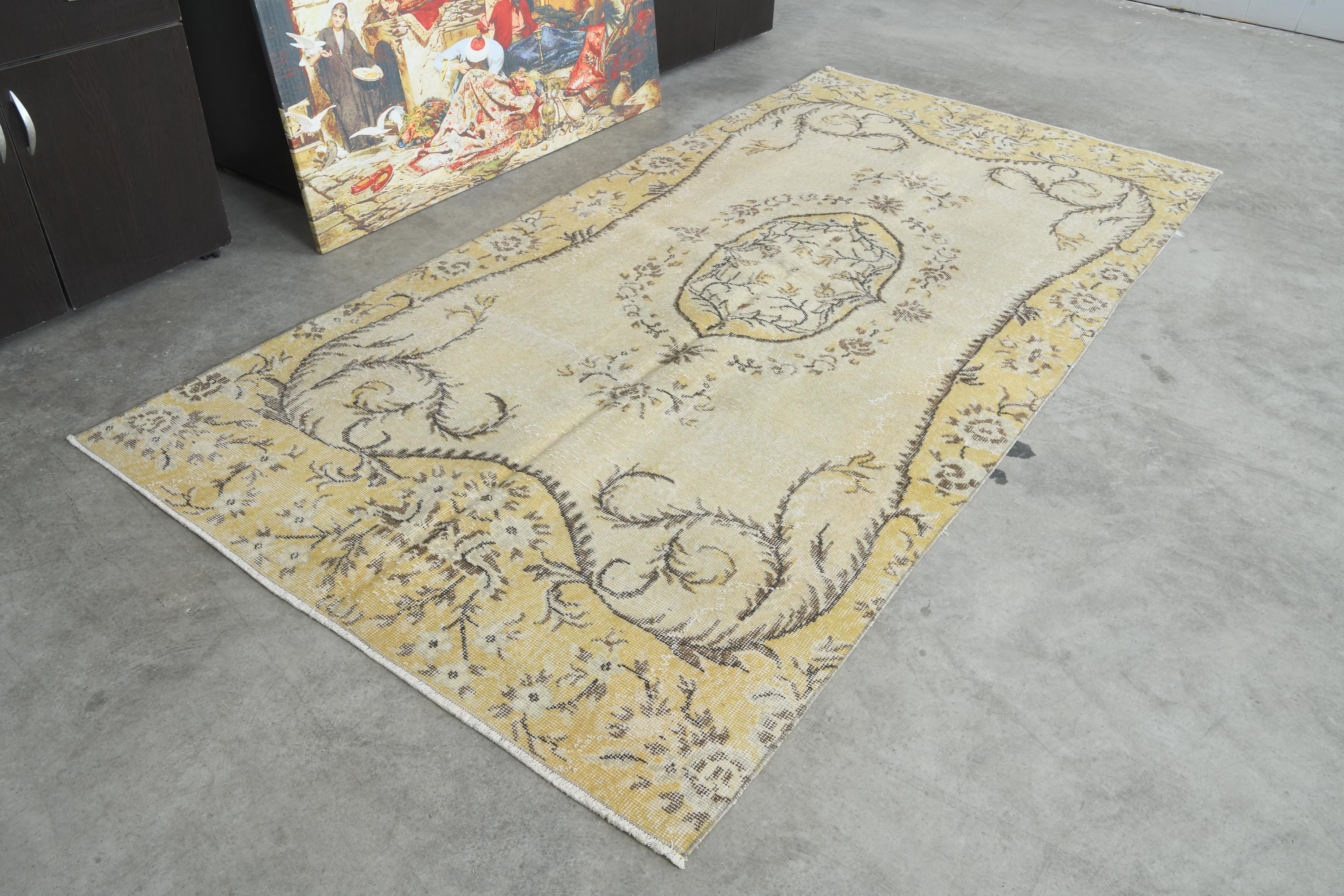 4x9 Turkish Runner,vintage Runner 4x9,wool Runner Rug,4x9 Hallway