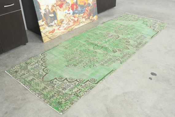 Oushak Runner Rug,3x9 Rug,Turkish Runner,Vintage Runner 3x9,Wool Runner,Hallway Rug,Handmade Rug Runner,Anatolian Rug,3x9 Oushak Rug,148