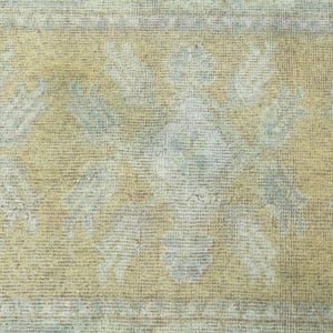 3x4 Turkish Rug,Handmade Wool Rug,Small Oushak Rug,Vintage Small Rug,3x4 Small Rug,Turkish Rug 3x4, Muted Doormat Rug,Anatolia Small Rug,952 image 5