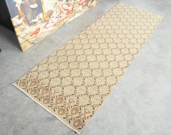 2x6 Runner,Vintage Runner 2x6,Small Oushak Rug,Small Turkish Runner,Handmade Runner Rug,Small Rug,Turkish Rug 2x6,Anatolian Small Rug,1183