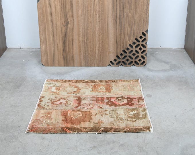 2x2 Turkish Rug,handmade Square Rug,small Oushak Rug,vintage Small Rug,2x2 Small Rug,turkish ...
