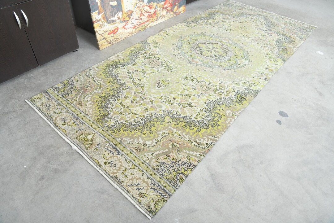 4x9 Turkish Runner,vintage Runner 4x9,wool Runner Rug,4x9 Hallway Rug ...