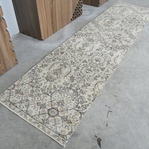 2x8 Turkish Runner,Vintage Runner 2x8,Wool Runner Rug,2x8 Hallway Rug,Oushak Runner Rug,Handmade Rug Runner,Anatolian Rug,2x8 Oushak Rug,452